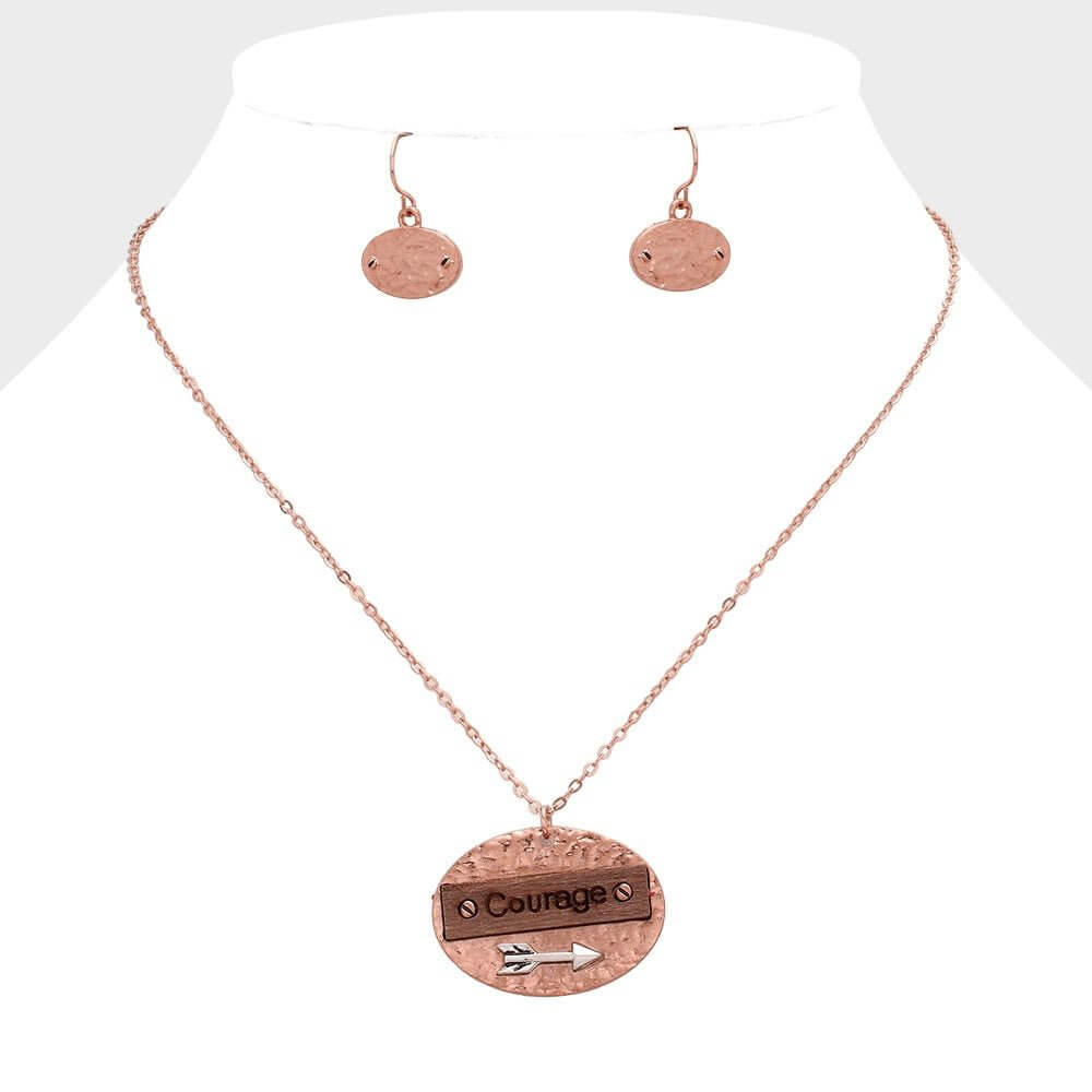 Brave Soul - Copper Necklace - Sale-Shop Alies Boutique