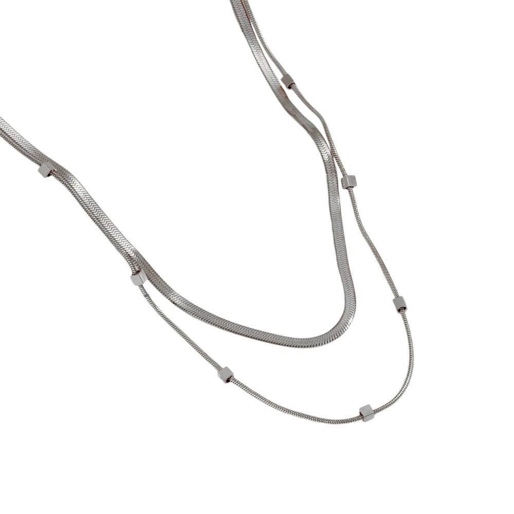 Cityline Shine - Silver Necklace - Alie's Boutique - Shop Alies Boutique