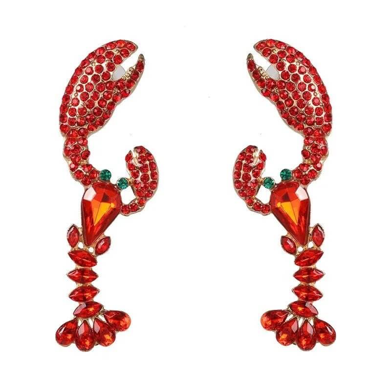 Claws & Couture - Red Earrings - Sale-Shop Alies Boutique