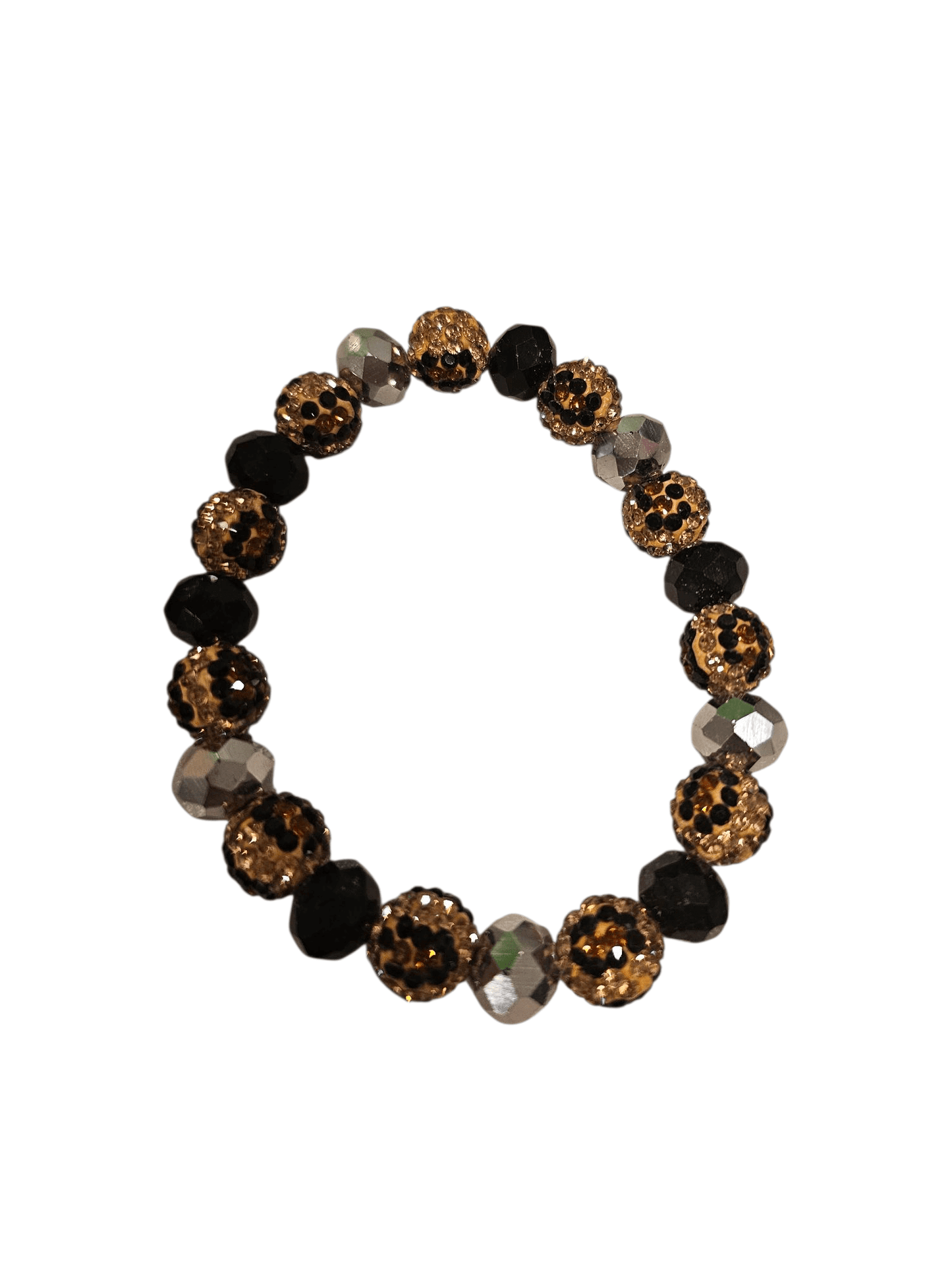 Confetti Rush - Multi Leopard Rhinestone & Crystal Bracelet - Alie's Boutique - Shop Alies Boutique