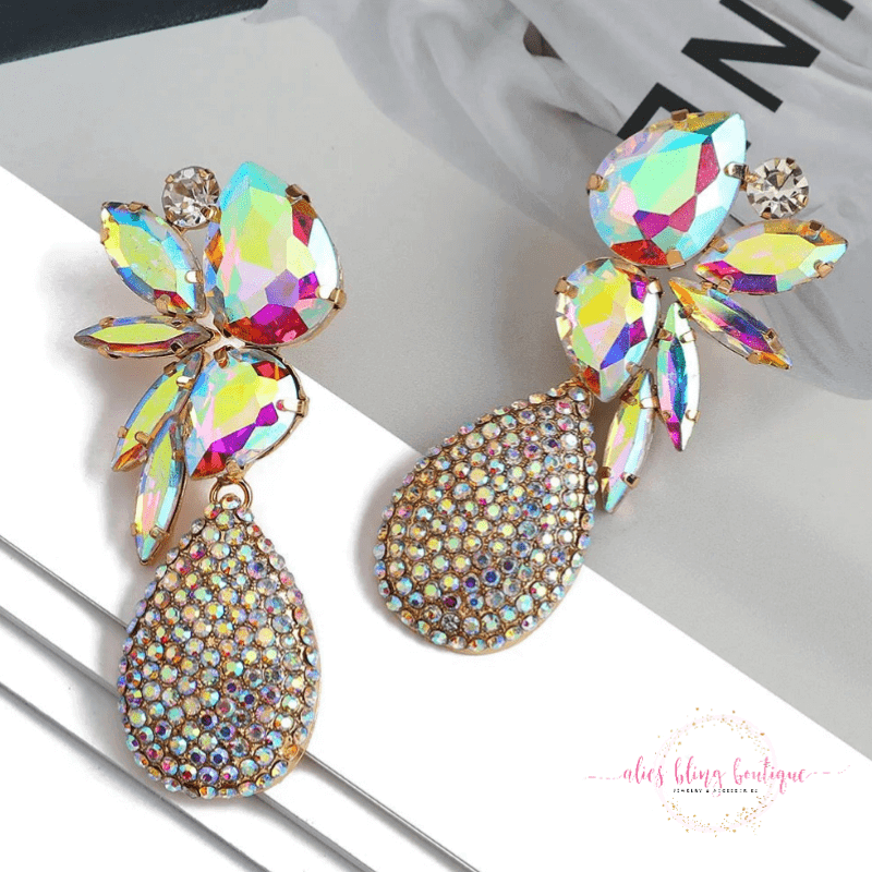 Dazzling Daydreams - Light Multi Earrings - Sale-Shop Alies Boutique