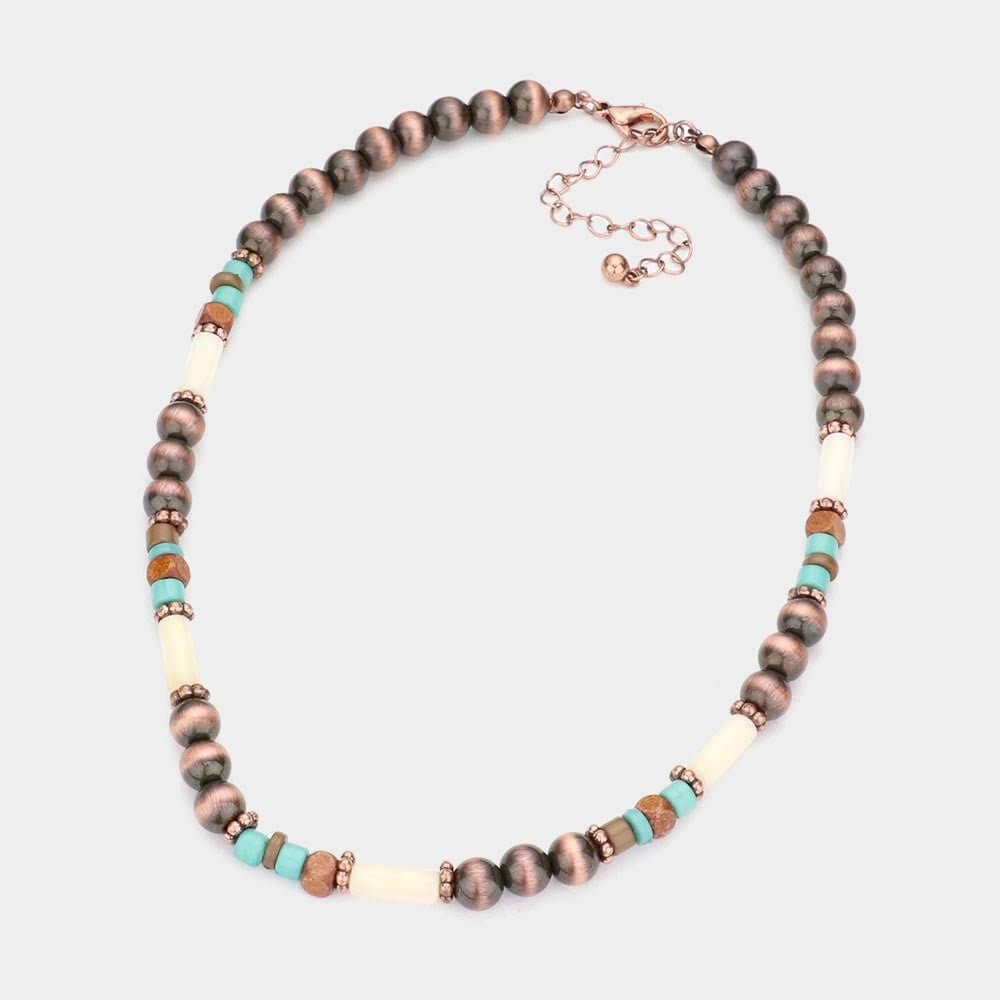 Desert Drift - Multi Necklace - Sale-Shop Alies Boutique