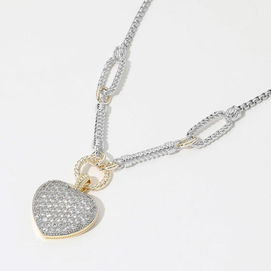 Glimmer Link - 14K Gold Plated Necklace-Shop Alies Boutique