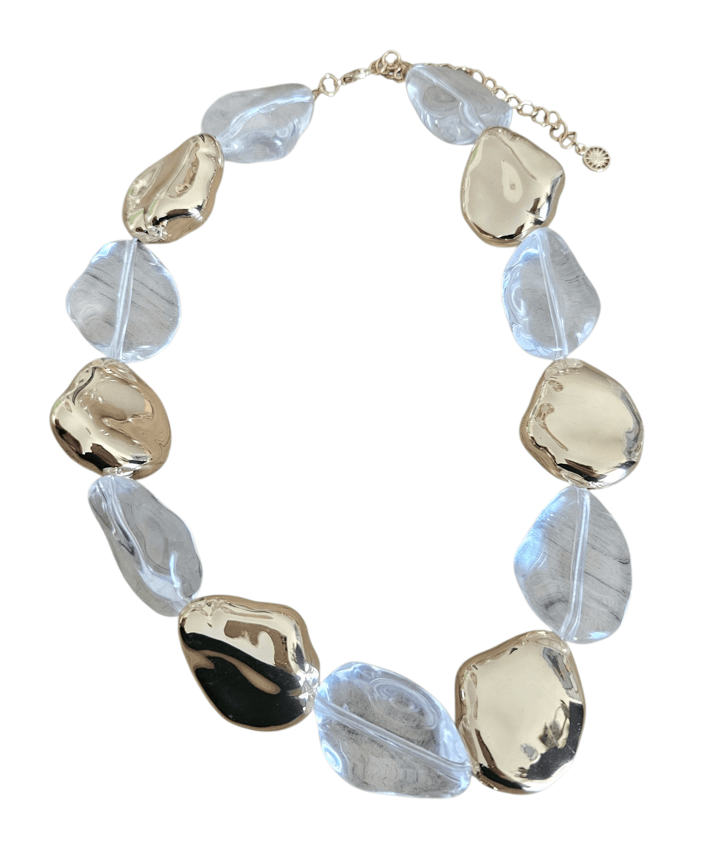 Golden Halo - Gold/Lucite Necklace - Shop Alies Bouutique