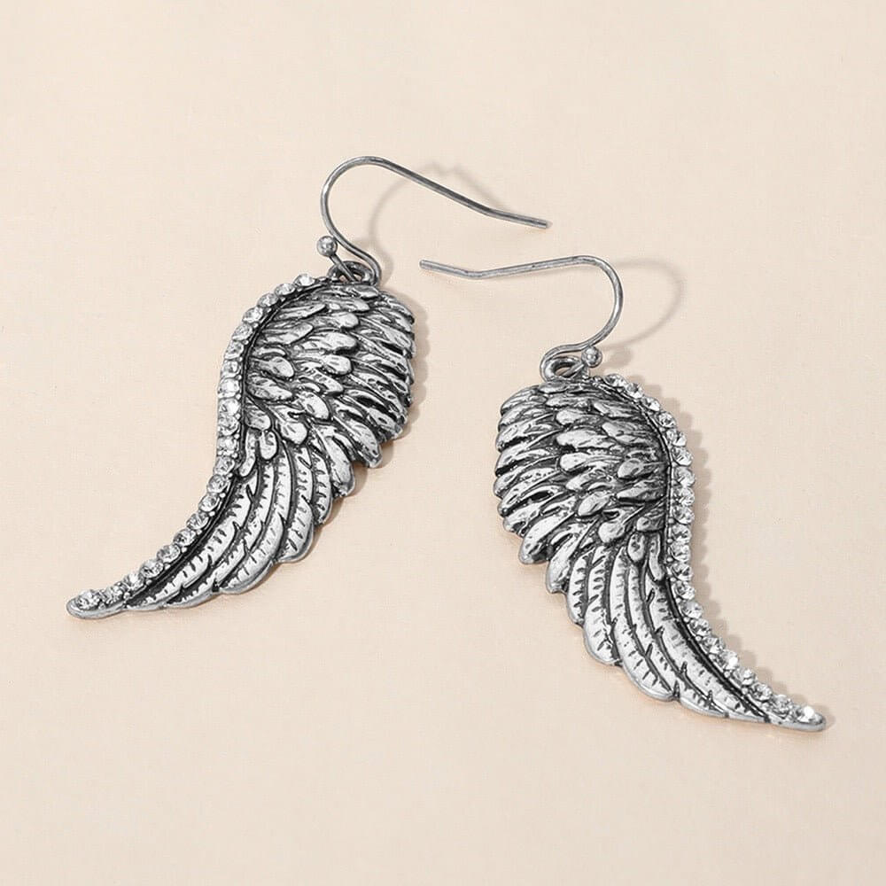 Halo Drop - Silver Earrings-Shop Alies Boutique
