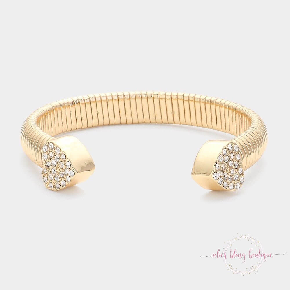 Heart's Embrace Bracelet in Gold - Sale-Shop Alies Boutique
