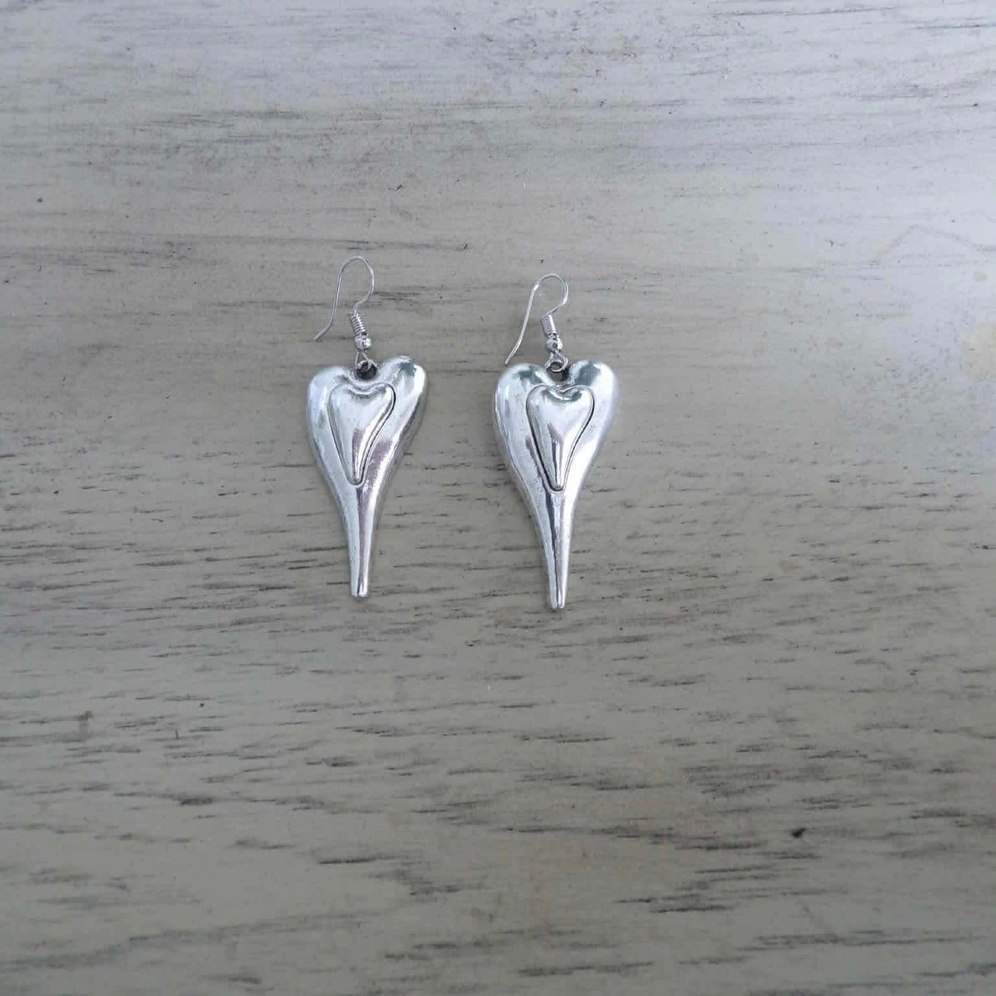 Lover's Trace - Silver Hook Earrings - Shop Alies Boutique - Shop Alies Boutique