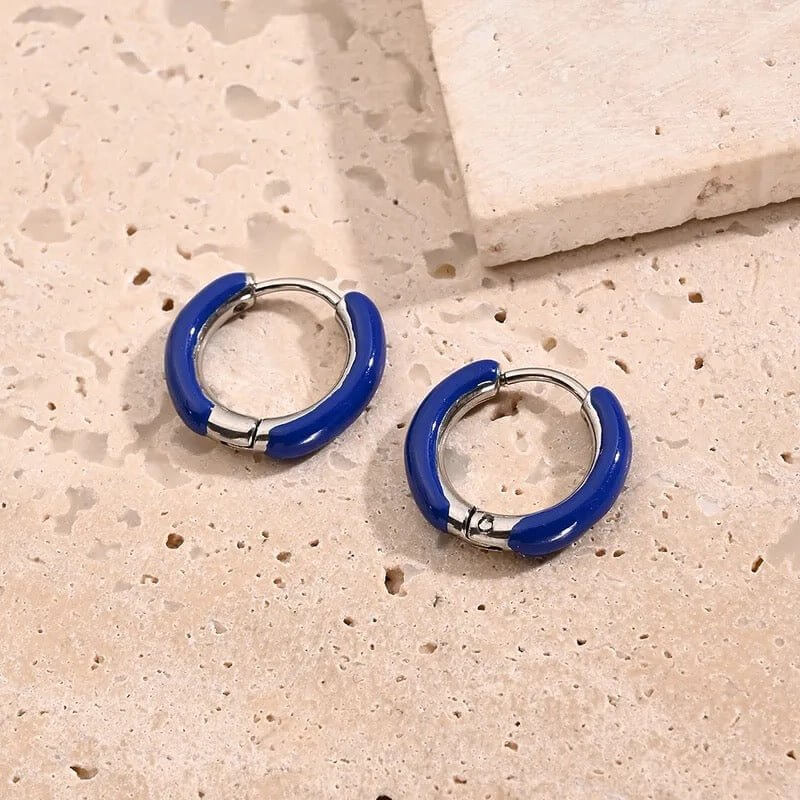 Low Key Luxe - Blue Earrings-Shop Alies Boutique