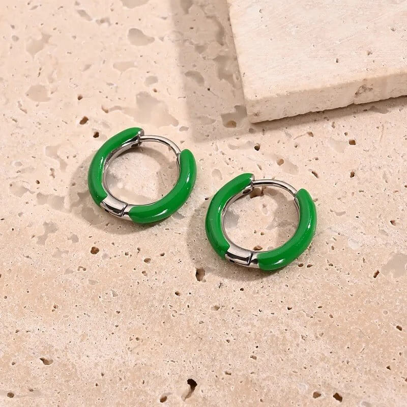 Low Key Luxe - Green Earrings-Shop Alies Boutique