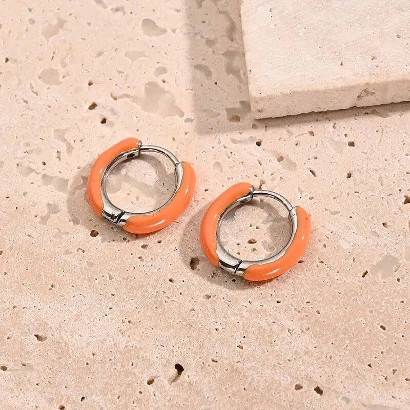 Low Key Luxe - Orange Earrings-Shop Alies Boutique