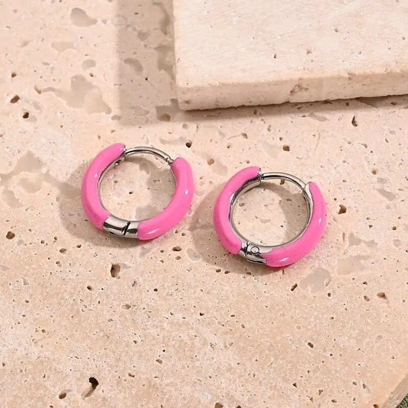 Low Key Luxe - Pink Earrings-Shop Alies Boutique