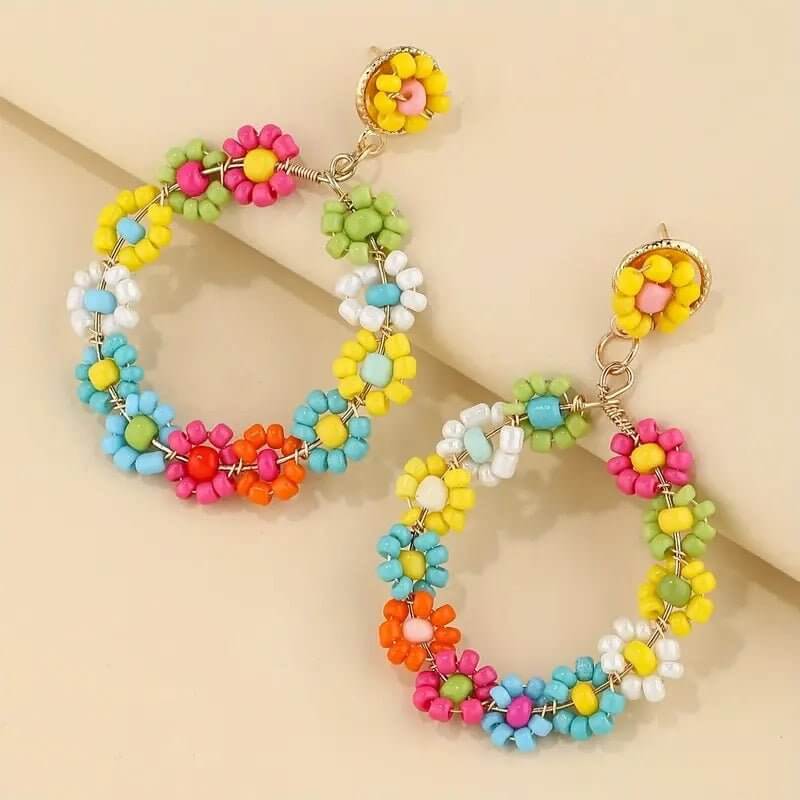 Party Garden - Multi Earrings-Shop Alies Boutique