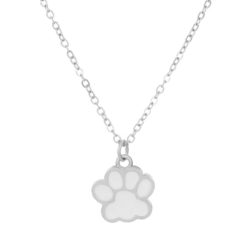 Pawfect Bond - White Necklace - Alie's Boutique - Shop Alies Boutique