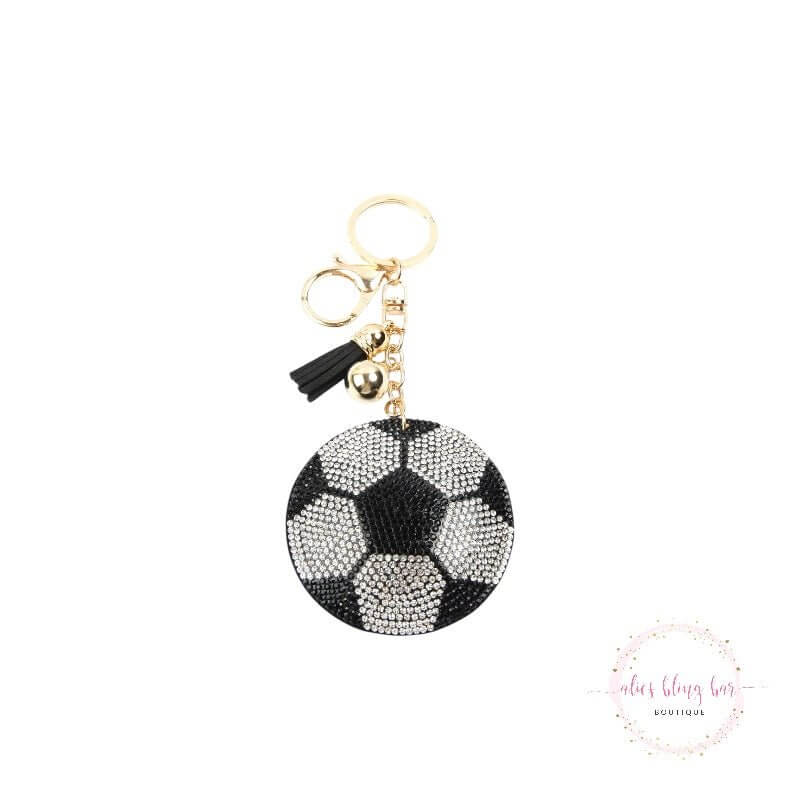 Play Hard - Soccer Keychain-Shop Alies Boutique