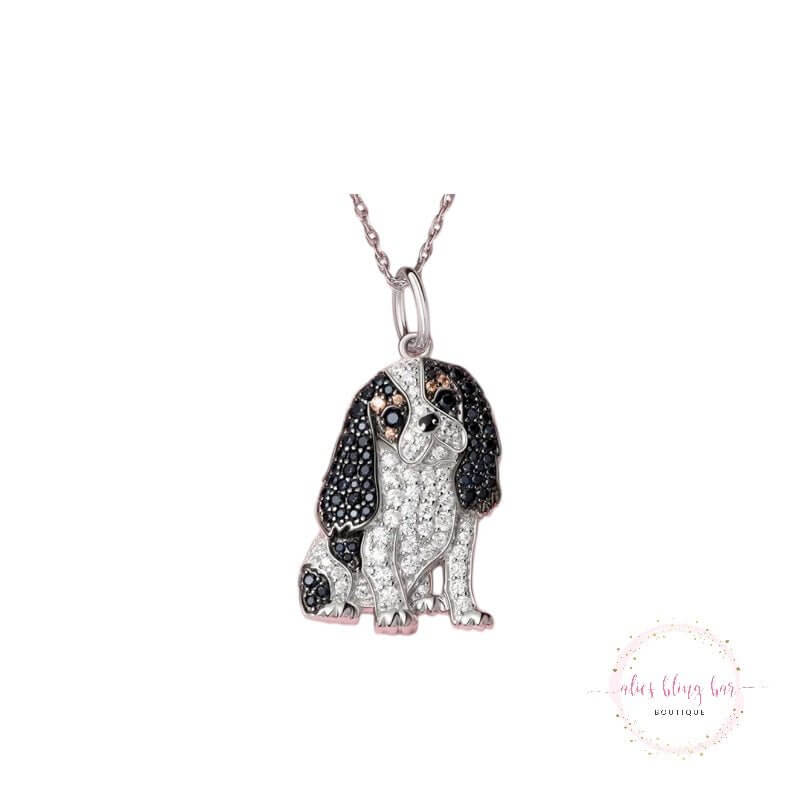 Puppy Kisses - Cavalier Necklace - Sale-Shop Alies Boutique