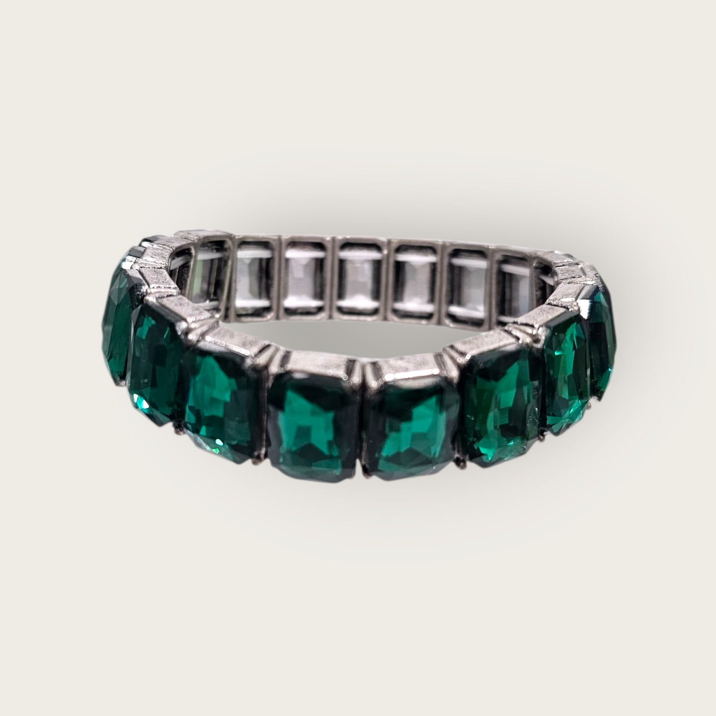 Radiance Glow Stretch - Green Bracelet