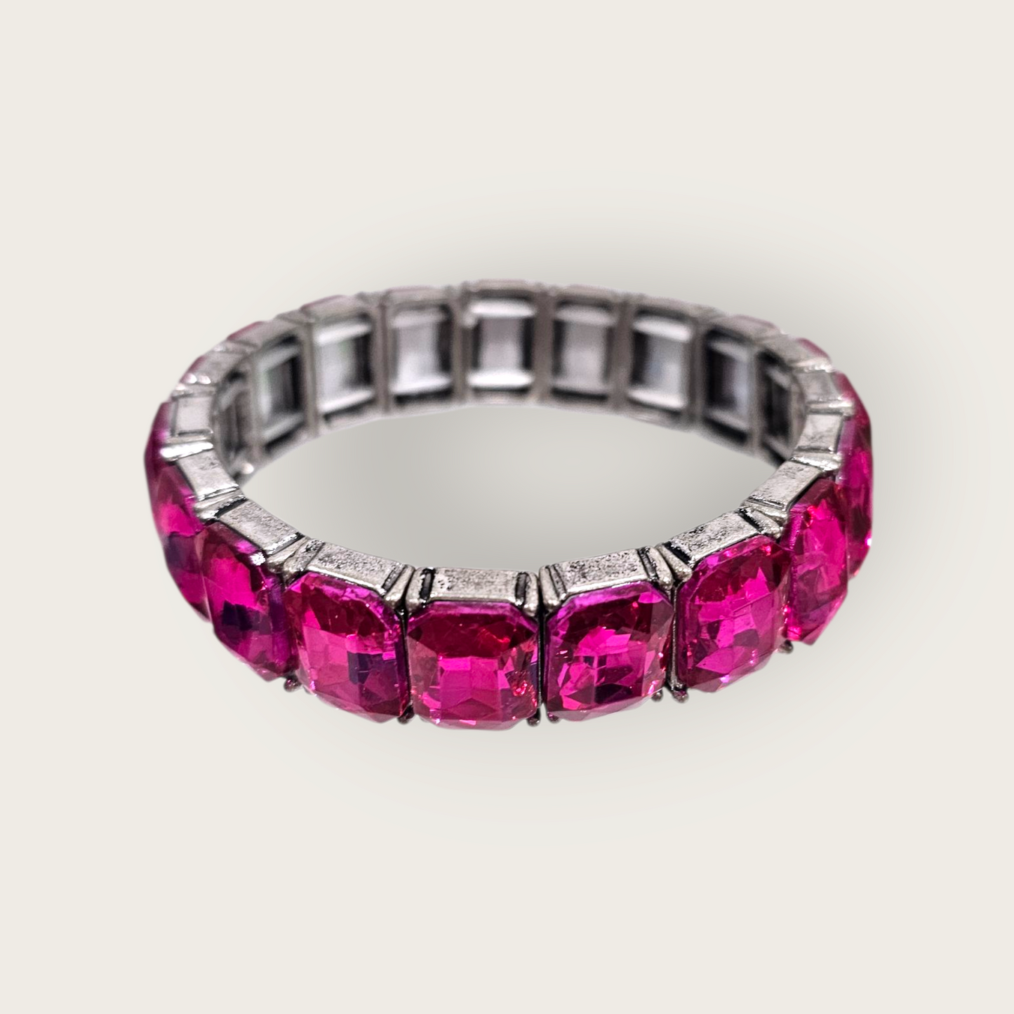 Radiance Glow Stretch - Pink Bracelet