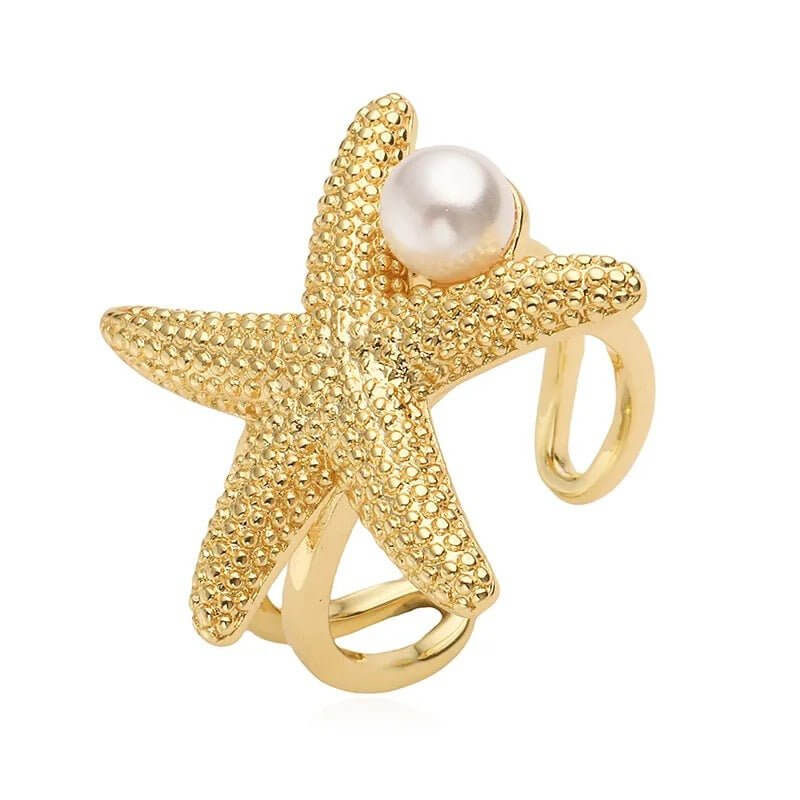 Shoreline Treasure - Gold Ring - Sale-Shop Alies Boutique