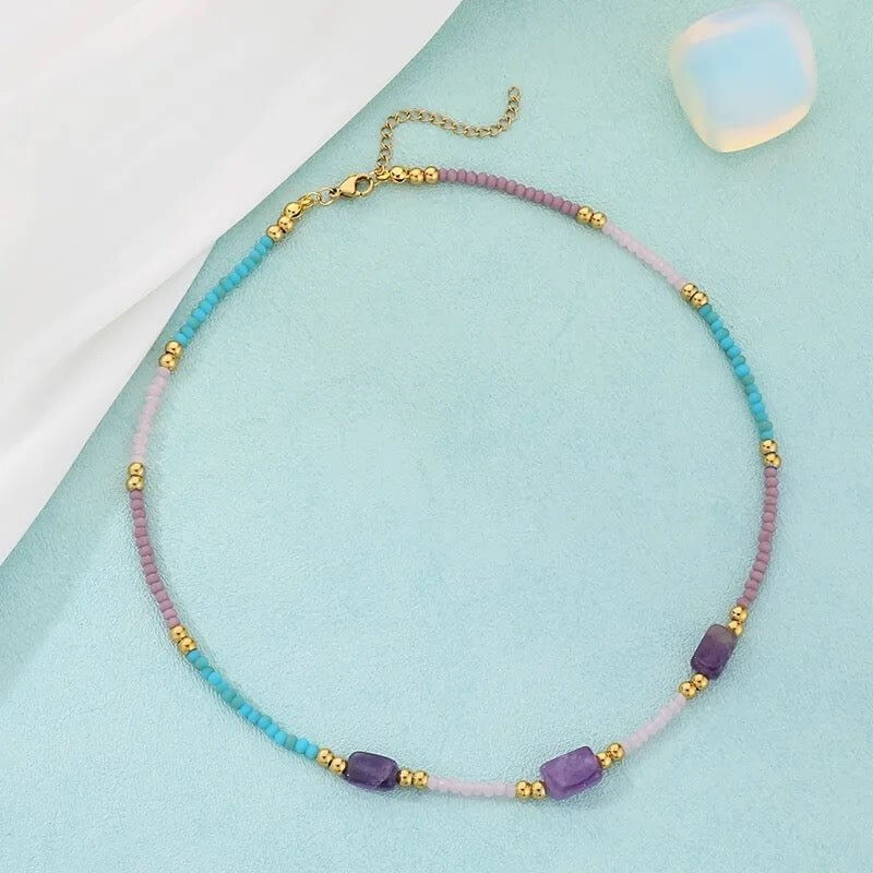 Sunset Spritz - Turquoise Necklace - Alie's Boutique - Shop Alies Boutique