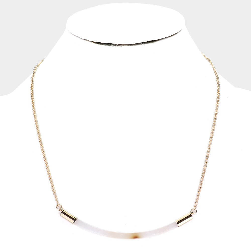 Tortoise Sophistication- Necklace-Shop Alies Boutique