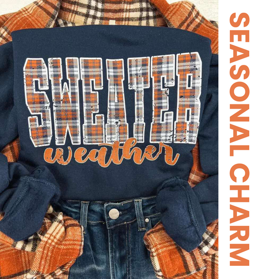 🍁 Sweater Weather Meets Graphic Tees: Fall’s Coziest Combo🍁