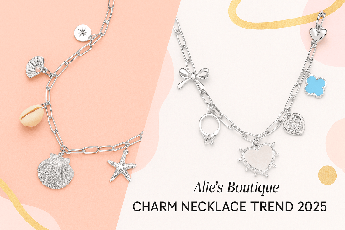 The Rise of Charm Necklaces: Jewelry’s Most Personal Trend in 2025 - Shop Alies Boutique