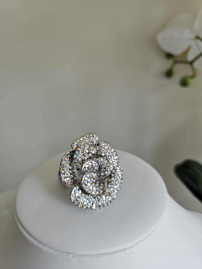 Glamour Bloom - Silver Ring