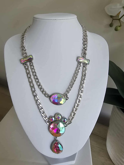 Prism Pulse - Iridescent Necklace