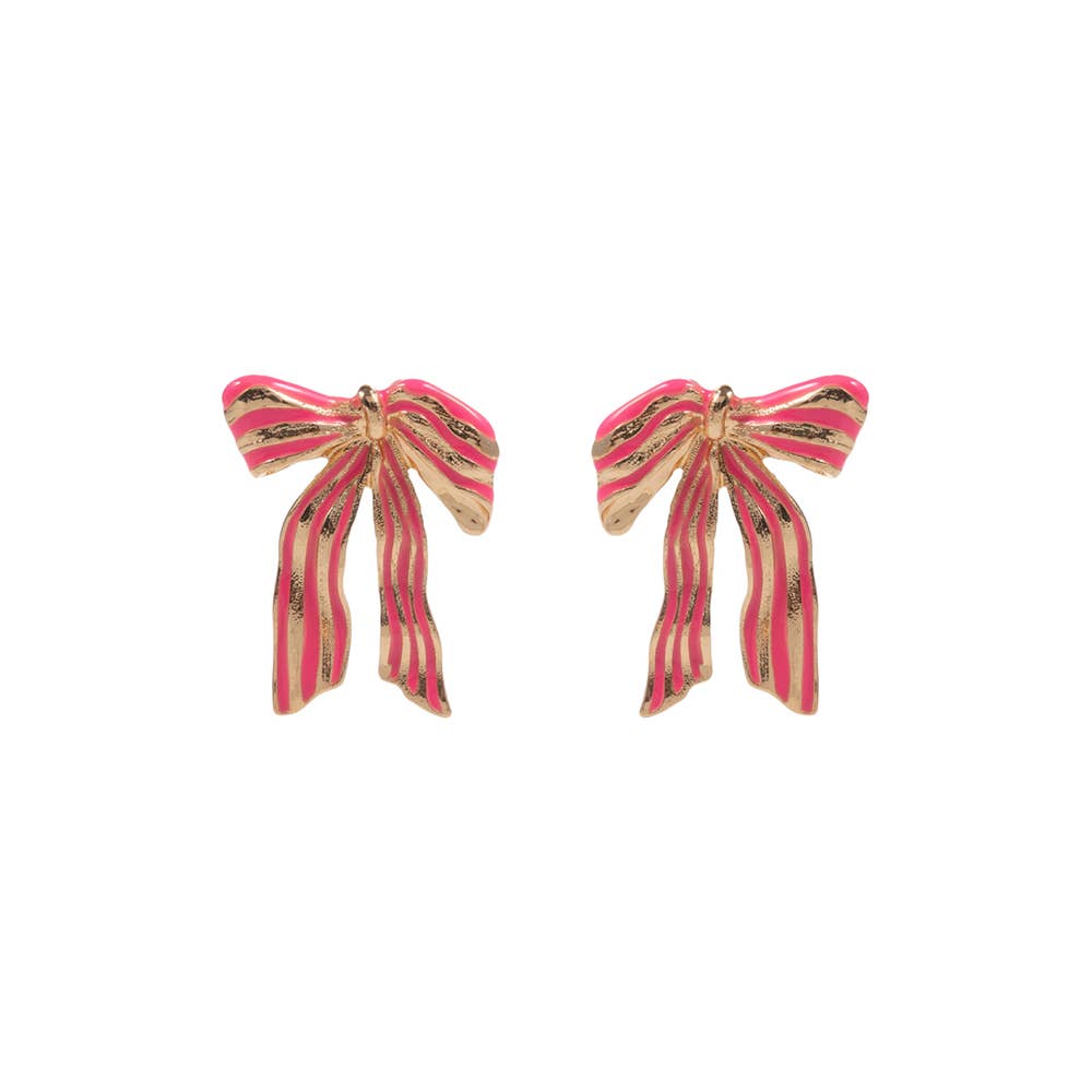 Sugar Script - Pink Earrings - Alie's Boutique