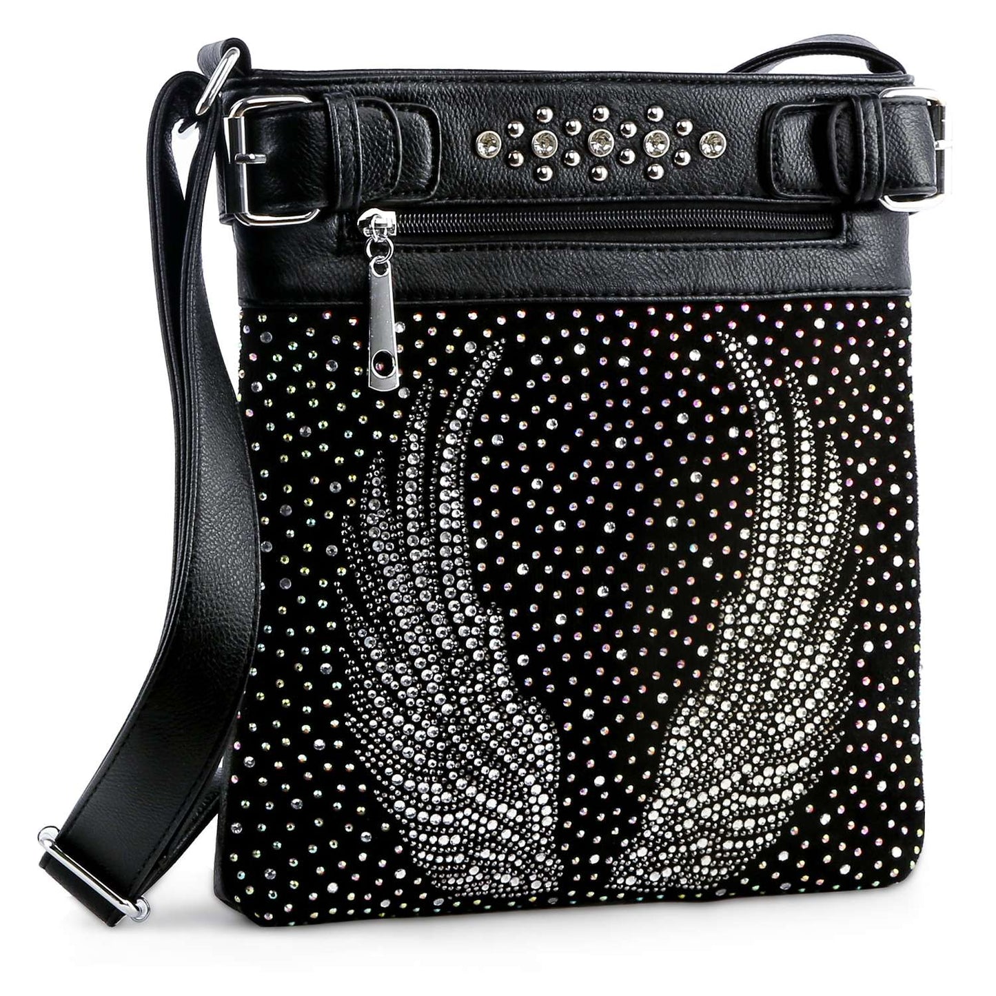 Angel Wings Sparkle Sling Bag