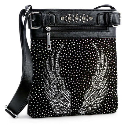 Angel Wings Sparkle Sling Bag