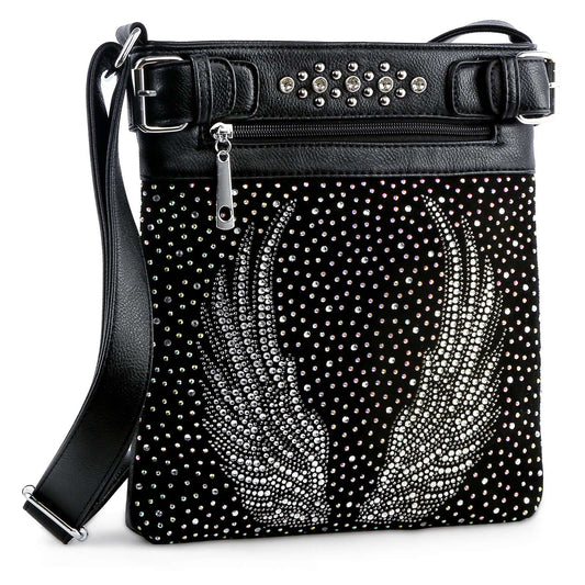 Angel Wings Sparkle Sling Bag