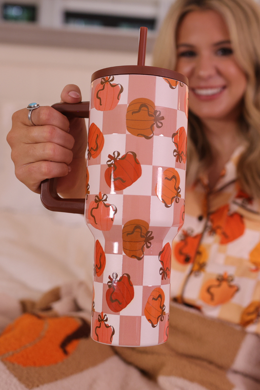 Harvest Hues - Pumpkin Tumbler