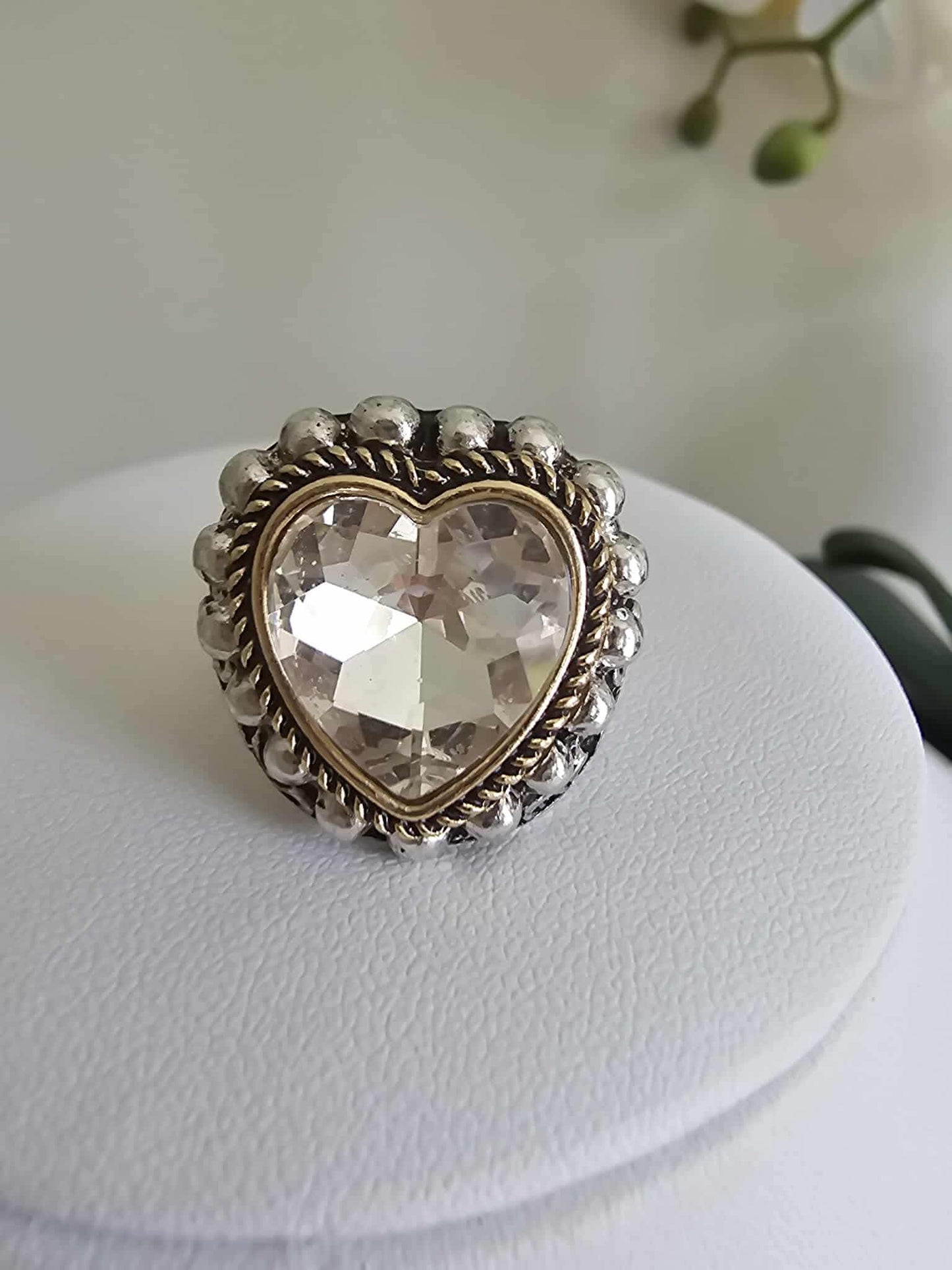 Queen of Hearts - Silver Ring