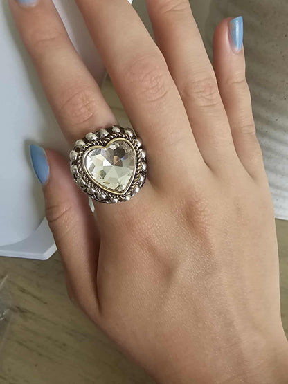 Queen of Hearts - Silver Ring