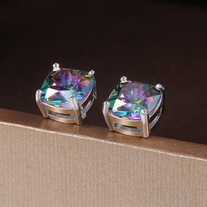 Timeless Elegance - Multi Gem Post Earrings