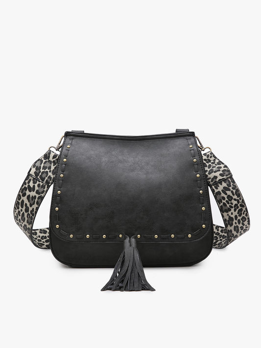 Everyday Leopard Strap Crossbody Bag