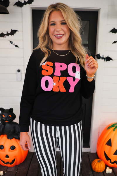 PREORDER-Spooky Vibes Pullover  - Jess Lea