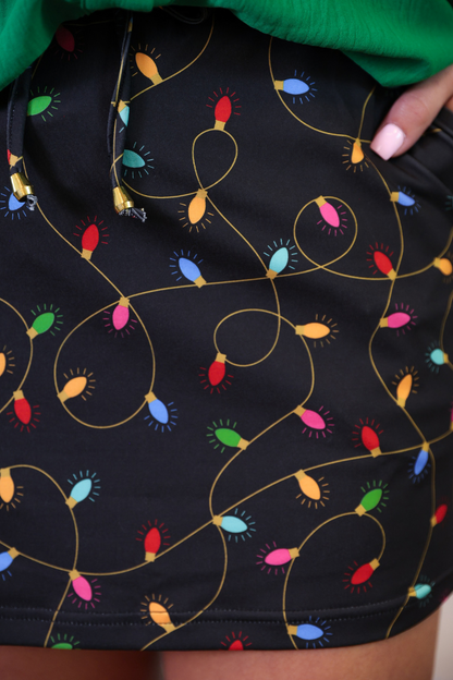 Christmas Lights Skort - Alie's Boutique