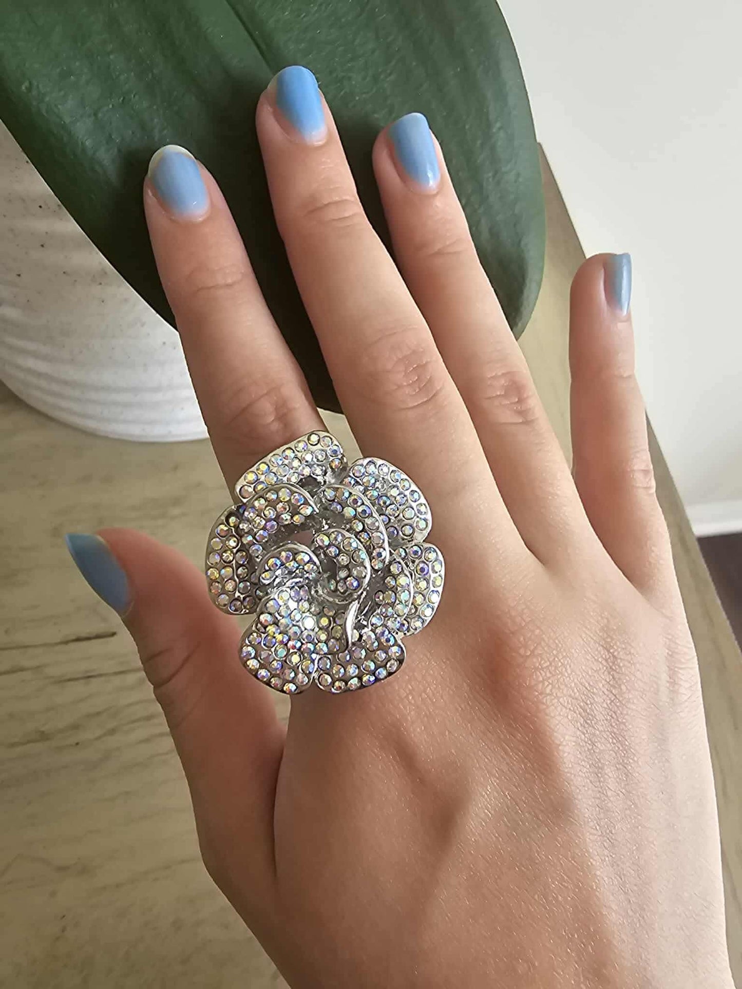 Glamour Bloom - Silver Ring