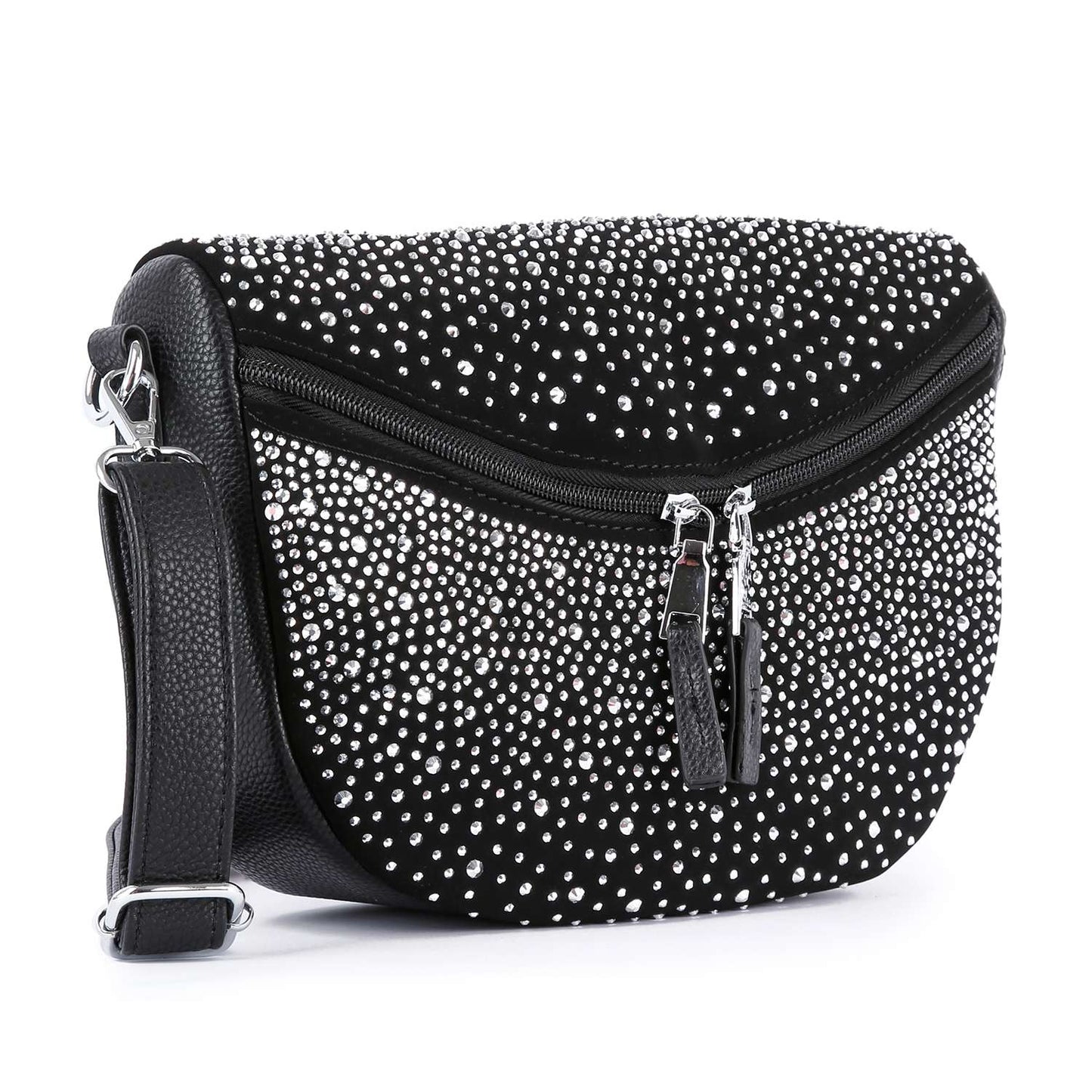 Midnight Sparkle Ombre Shoulder Bag