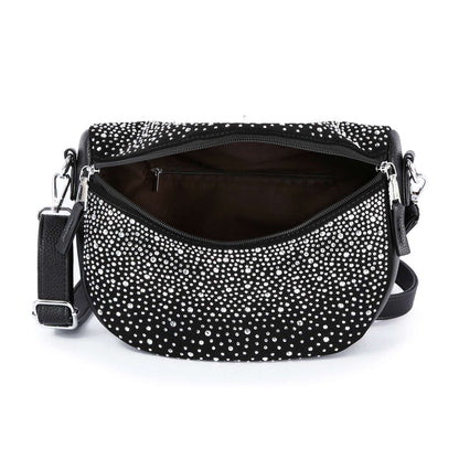 Midnight Sparkle Ombre Shoulder Bag
