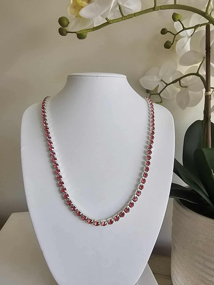Chic Flush - Pink Necklace