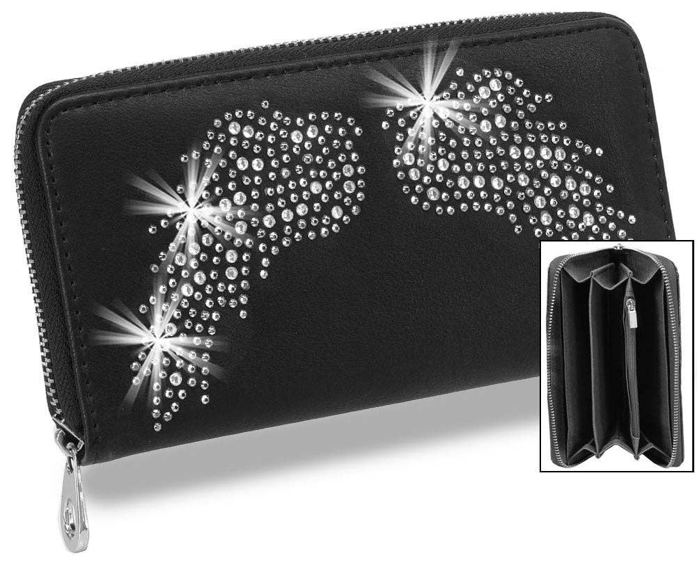 Bling It On - Black Wallet