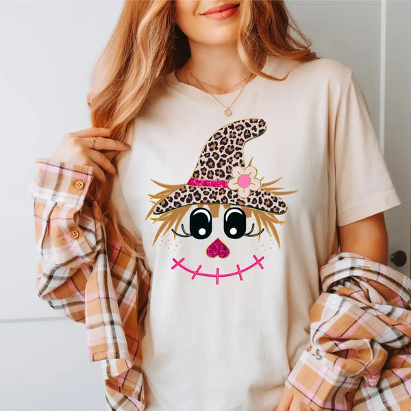 Scarecrow Leopard Graphic Tee