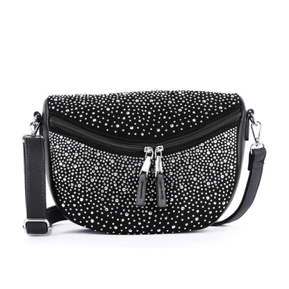 Midnight Sparkle Ombre Shoulder Bag