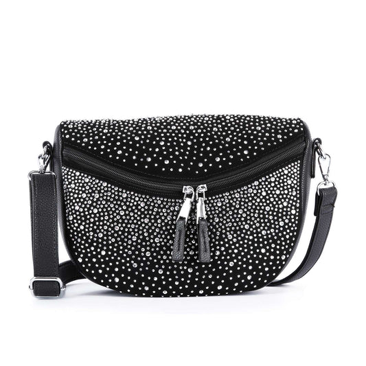 Midnight Sparkle Ombre Shoulder Bag