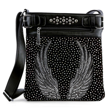 Angel Wings Sparkle Sling Bag
