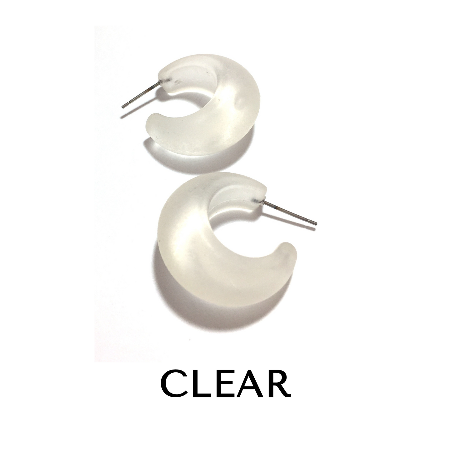 Chunky Snail Shell Hoop Earrings -  Leetie Lovendale