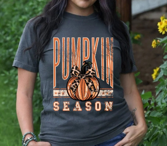 Distressed Pumpkin Season Graphic Tee